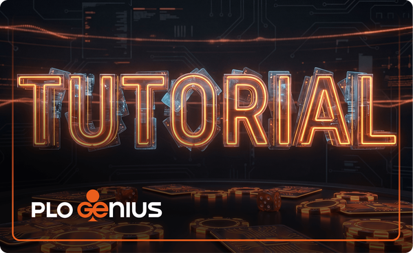 Check Out the New PLO Genius Tutorials!